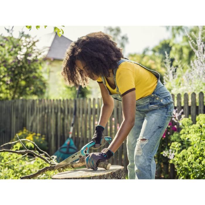 GARDENA Gants de jardin pour gros travaux de jardinage– Taille M/8 – Fabrication imperméable – Protection oeko-Tex – (11520-20)