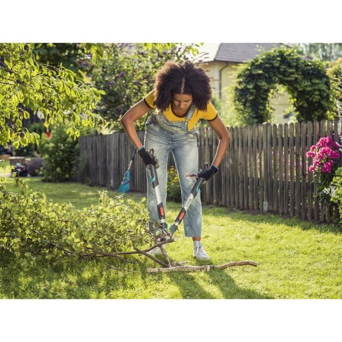 GARDENA Gants de jardin pour gros travaux de jardinage– Taille M/8 – Fabrication imperméable – Protection oeko-Tex – (11520-20)