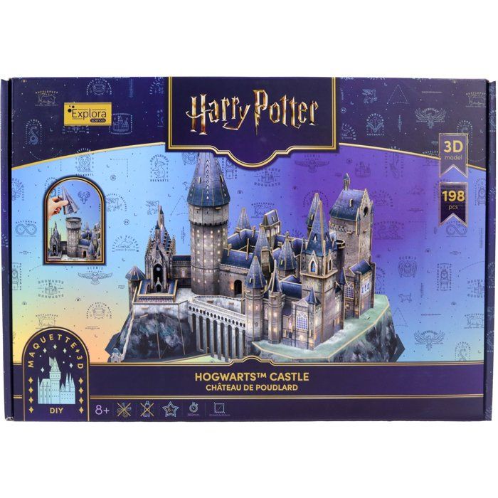 Image secondaire de Puzzle 3D Château de Poudlard - 197 pièces - Licence Harry Potter