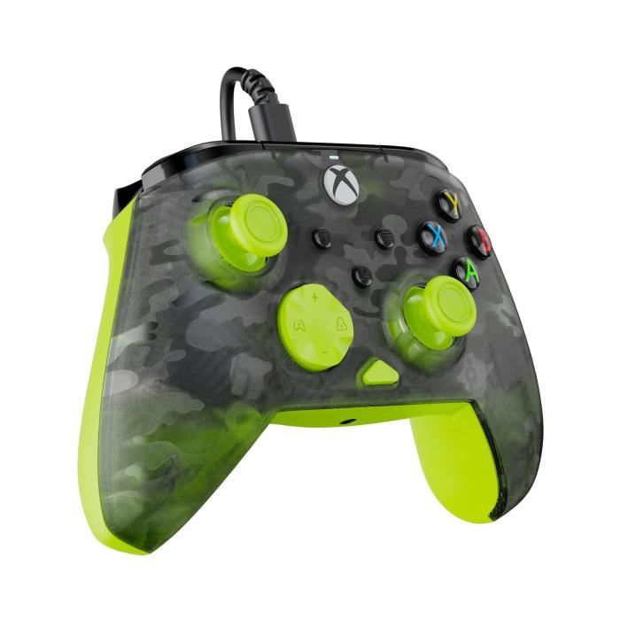 Image secondaire de Manette de jeu - Xbox Series X|S, Xbox One et PC - Rematch Core - RGB - Filaire - Camouflage Noir / Jaune - TURTLE BEACH
