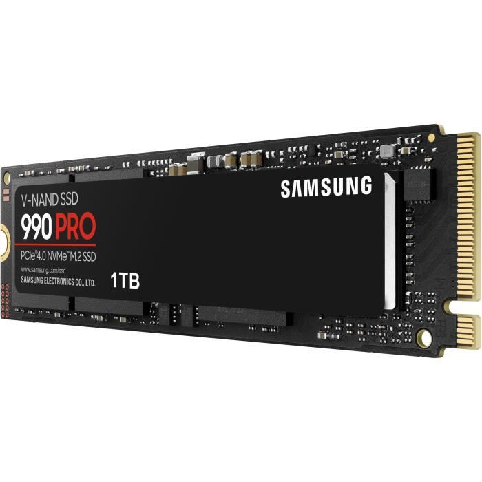 SAMSUNG 990 Pro - Disque Dur SSD - 1 To - PCIeGen4.0 x4 - NVMe2.0 - M.2 2280