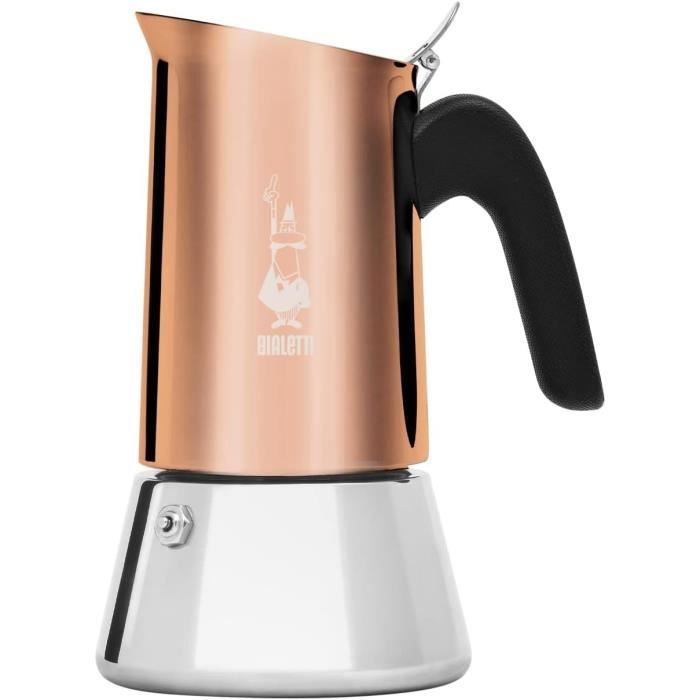 Italian coffee maker - BIALETTI - NEW VENUS - 6 cups - 0.24 L - Copper