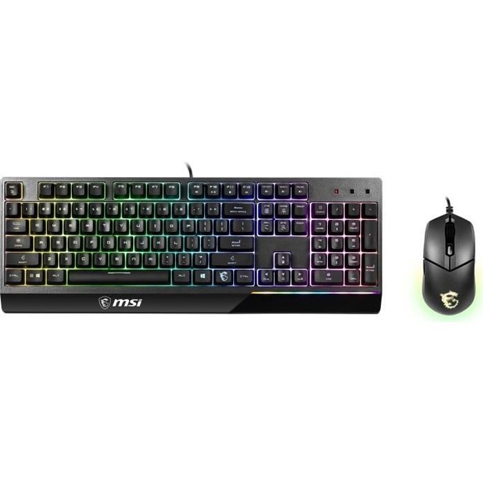 Pacchetto combinato tastiera e mouse MSI Vigor GK30