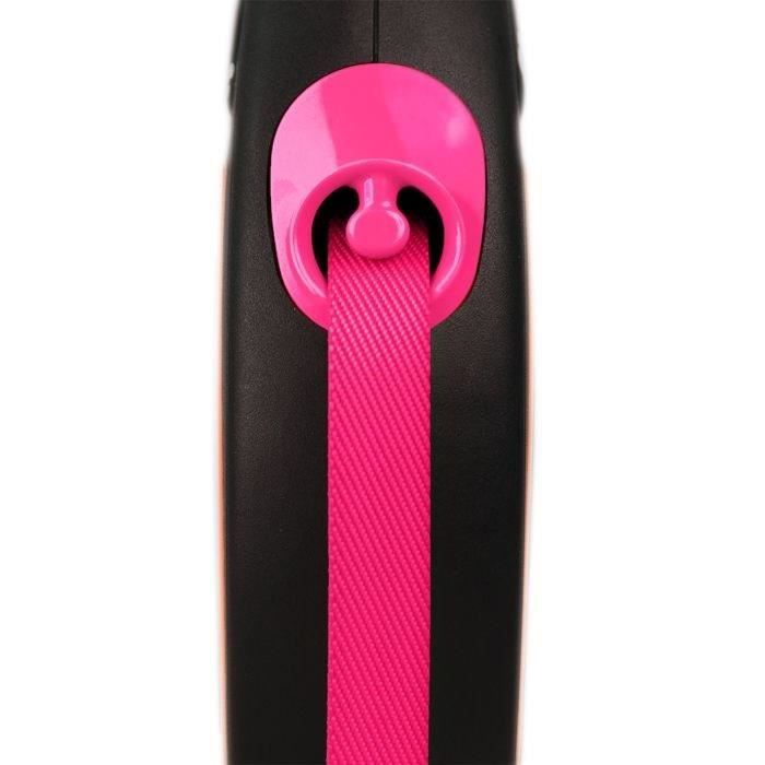 Flexi Leash Main Function 5m Size S Color Neon Pink