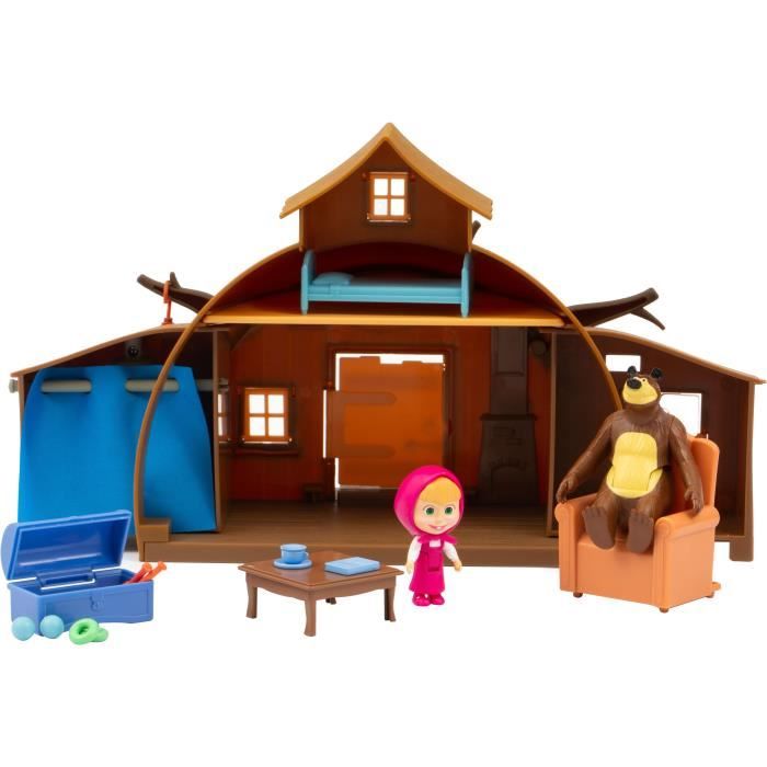 Image secondaire de Maison de Michka - GPTOYS - MASHA & MICHKA - MHA22 - 2 figurines incluses + 15 accessoires - Des 3 ans