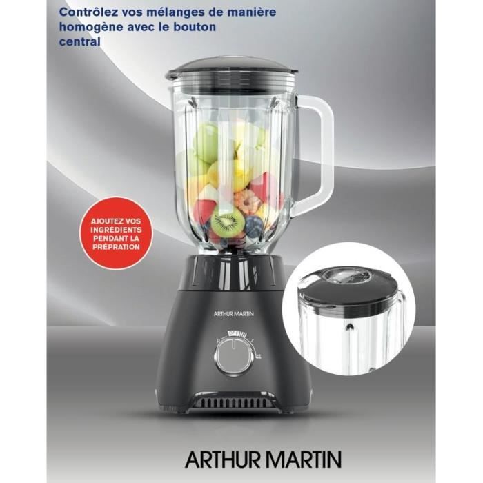 Image secondaire de Blender en verre - ARTHUR MARTIN - AMPB40 - 1,5L - 400W - 2 vitesses + pulse