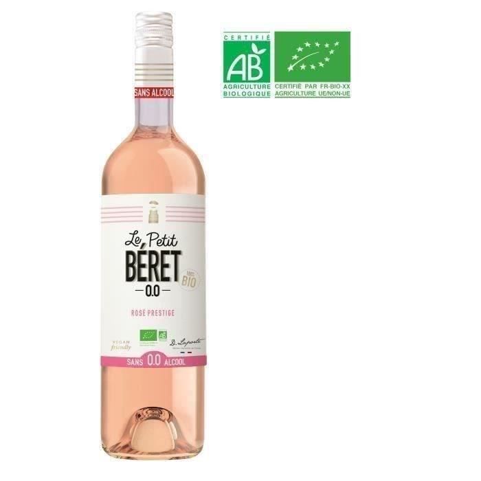 LE PETIT BERET Ros� Prestige Boisson sans Alcool a base de Raisin 0,0%