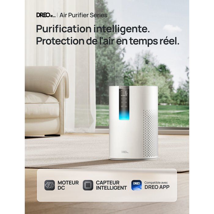Image secondaire de Purificateur d'Air DREO Macro AP606 - Ultra-Silencieux et Efficace