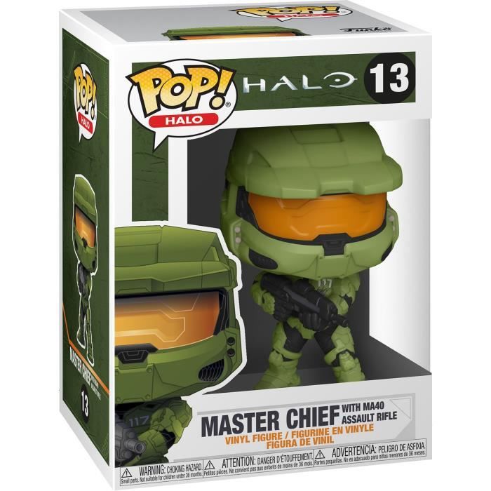 Figurine Funko Pop! Halo : Master Chief w/ MA40 Assault Rifle