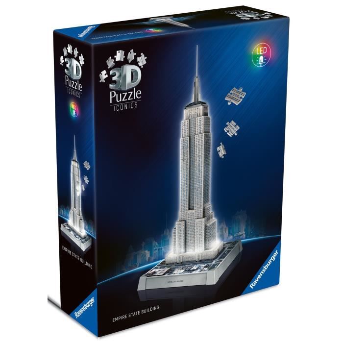 Image secondaire de Puzzle 3D Iconics - Empire State Building illuminé