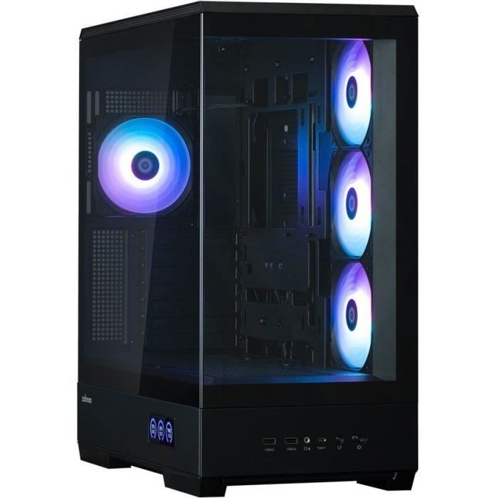 Image secondaire de Boîtier PC ZALMAN P50 DS Moyen Tour ATX Noir Verre Trempé A-RGB