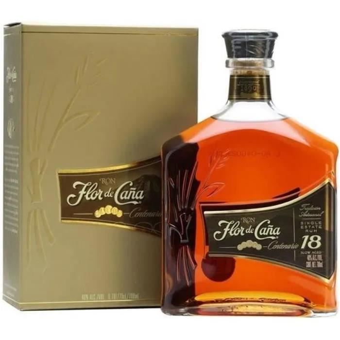 Flor de Cana - 18 ans - Nicaragua - Rhum vieux - 40,0% Vol. - 70 cl