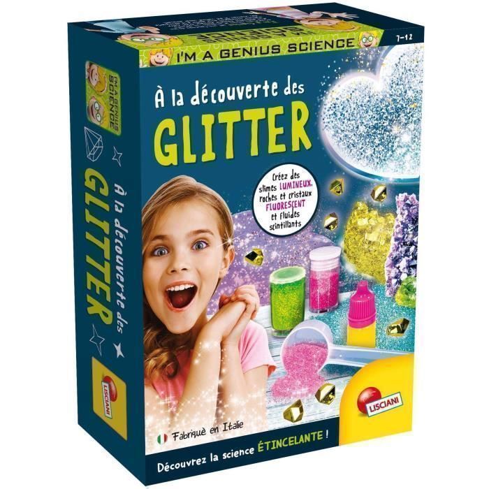 D�couverte des paillettes - Kit Scientifique - I'M A GENIUS POCKET - Mat�riaux scintillants