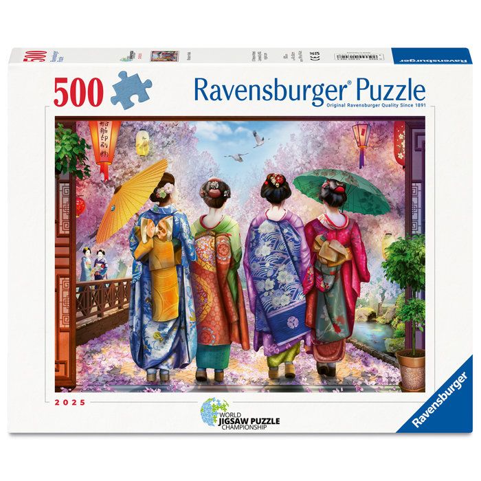 Ravensburger Puzzle 500 pièces - Promenade Fleurie pour Adultes et Adolescents