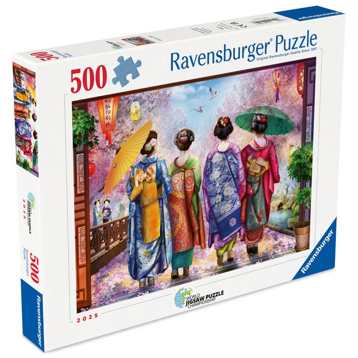 Image secondaire de Ravensburger Puzzle 500 pièces - Promenade Fleurie pour Adultes et Adolescents