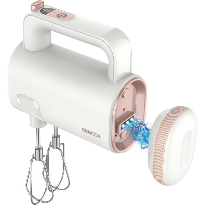 Image secondaire de Batteur a main - SENCOR - SHM 9130WH - 8 vitesses - Sans fil - Blanc