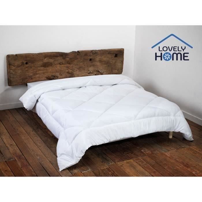 Couette antiacariens LOVELY HOME - 220 x 240 cm - Blanc