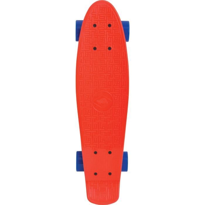 SCHILDKROT - Skateboard Retro Native Red - 56 x 14 - Rouge