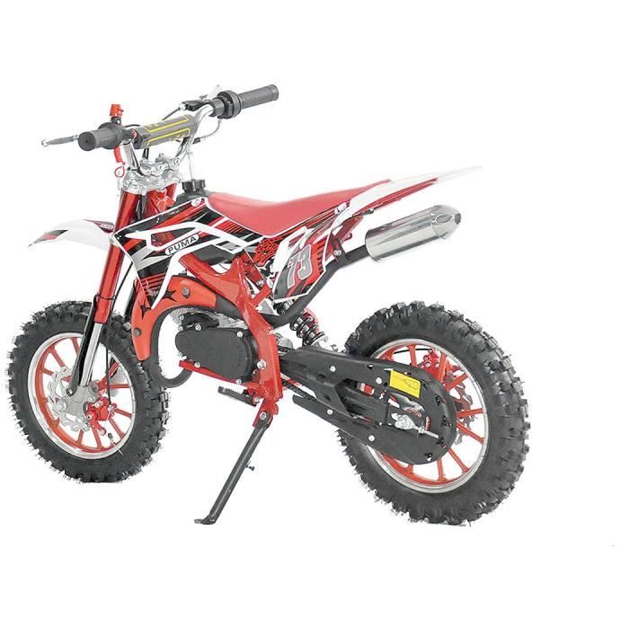 PRORIDER USA - Mini moto dirt - 50 cc - 2 temps - Enfant - Rouge