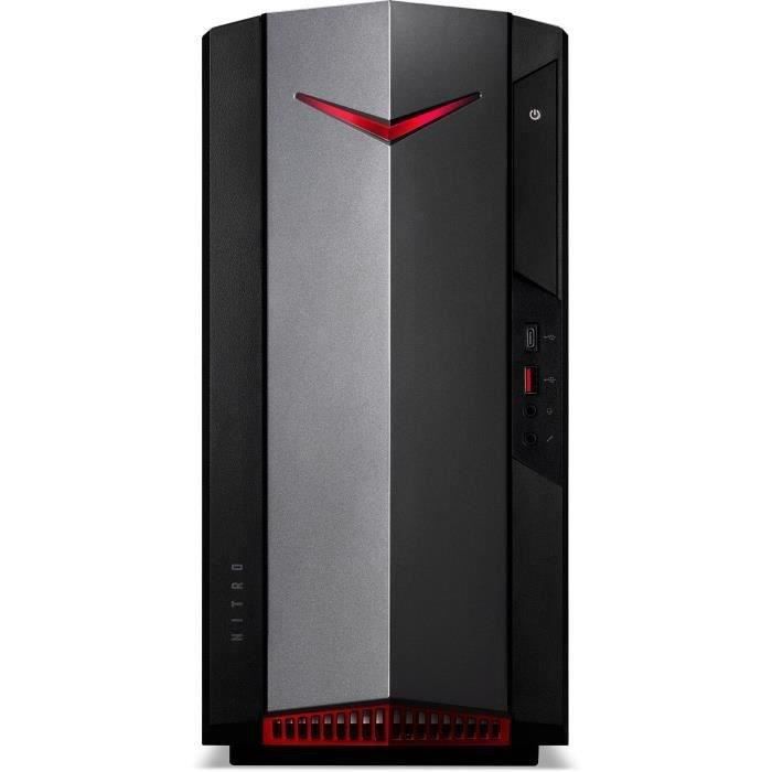 Unité centrale - ACER - NITRO N50-640 - Core i5-12400F- GTX 1650 4GB - 8 Go Ram - DDR4-512 Go SSD - Clavier et Souris - Sans Windows