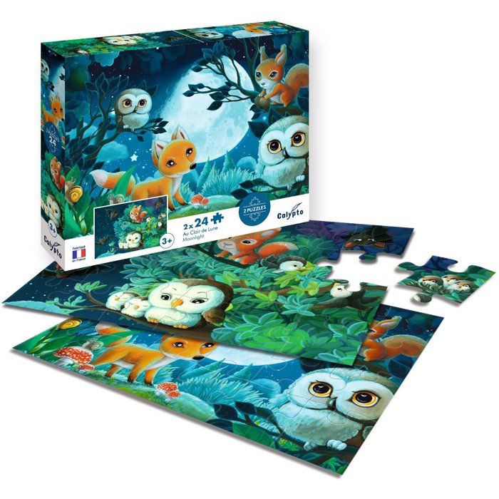 Image secondaire de Puzzles Au Clair de Lune - 24 pièces pour enfants dès 3 ans