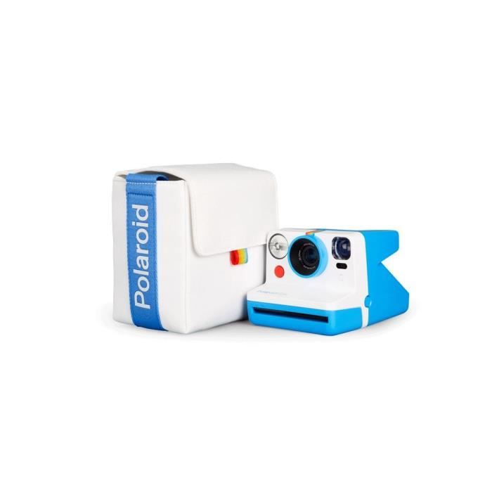 POLAROID - Sacoche pour appareil photo instantané Now et Now+ - Fermeture magnétique - Bleu