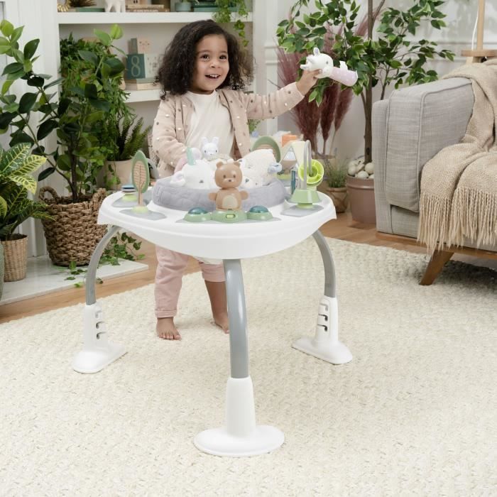 INGENUITY Centre d'activités bébé Spring & Sprout - 2 en 1 - lumineux et musical - 63 x 76 x 76 cm - multicolore - des 6 mois