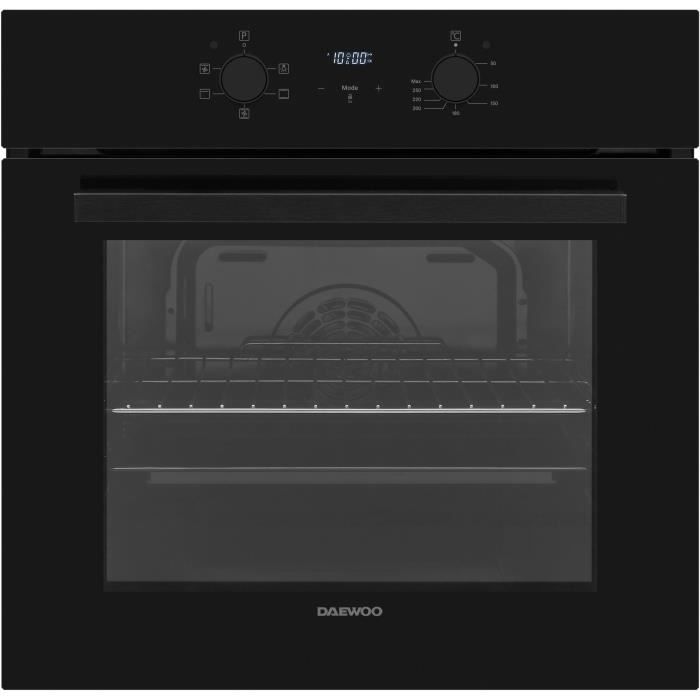 Four encastrable DAEWOO avec chaleur tournante et nettoyage catalyse - Inox/Noir