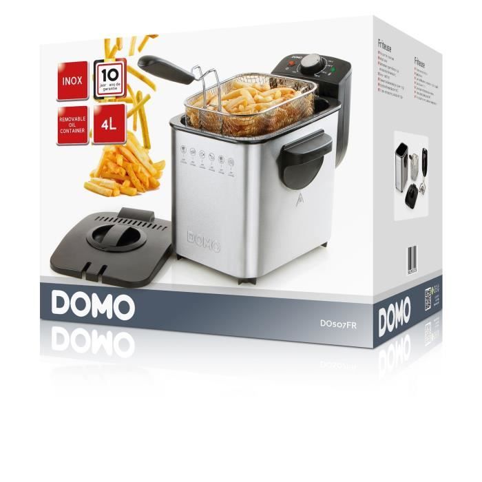 DOMO DO507FR Friteuse - Gris