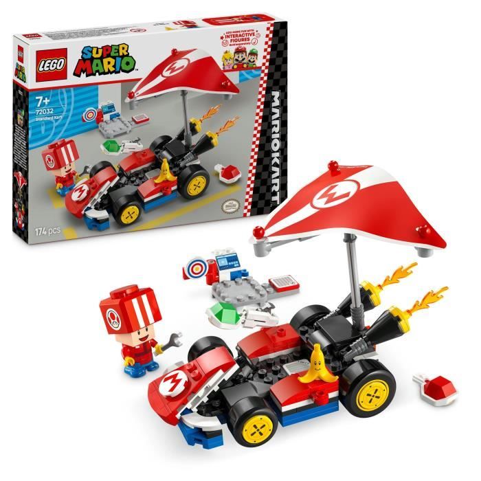 LEGO Super Mario 72032 Mario Kart � Kart est�ndar � Coche de juguete para ni�os de 7 a�os en adelante