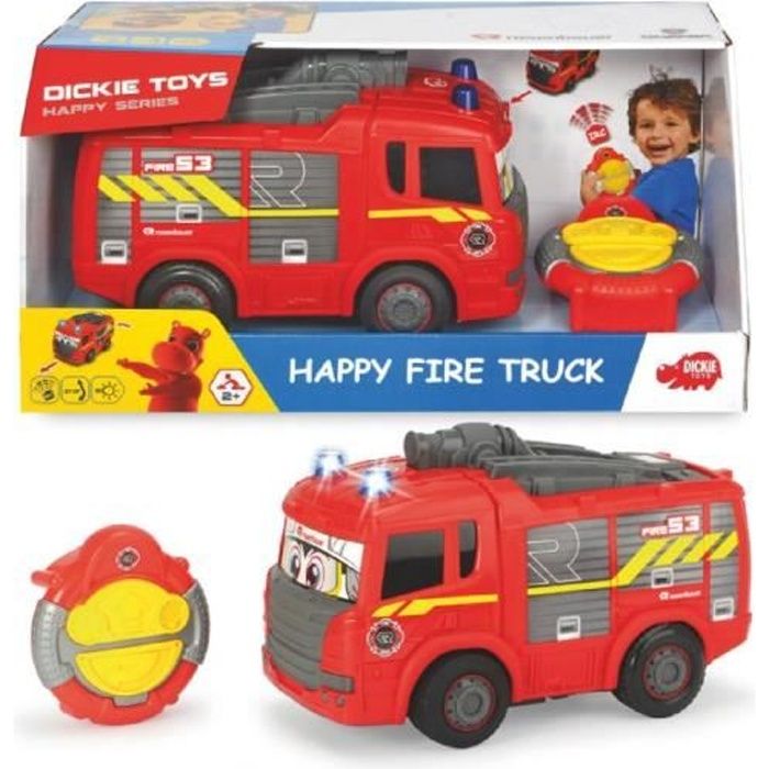 DICKIE - Camion de pompiers Radiocommandé 27cm