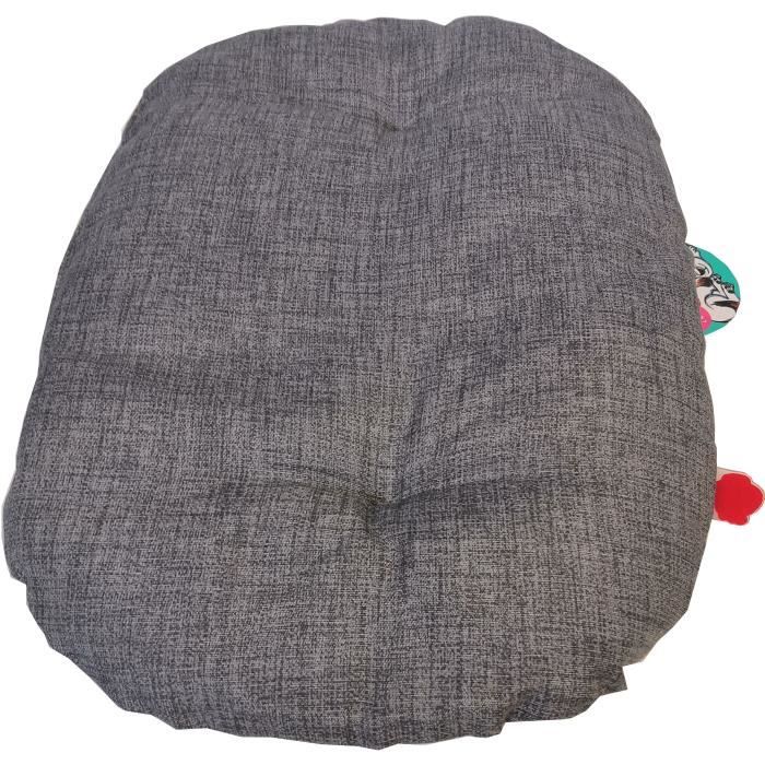 Image secondaire de Coussin Oval Confortable pour Chien - AIME - 90 cm - Gris
