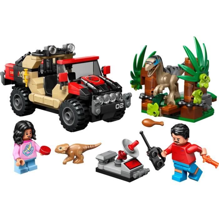 Image secondaire de Jeu de construction - LEGO - 76972 - Jurassic World - Vélociraptor - 285 pieces - 4x4