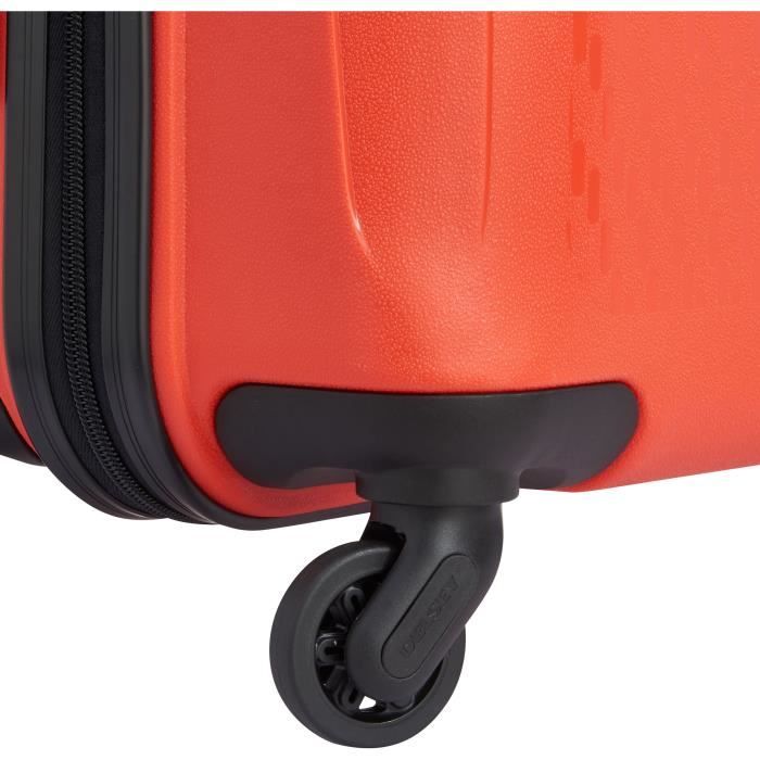 Valise Trolley Cabine DELSEY Tasman 55 cm 4 roues + TSA Polypropylene Orange