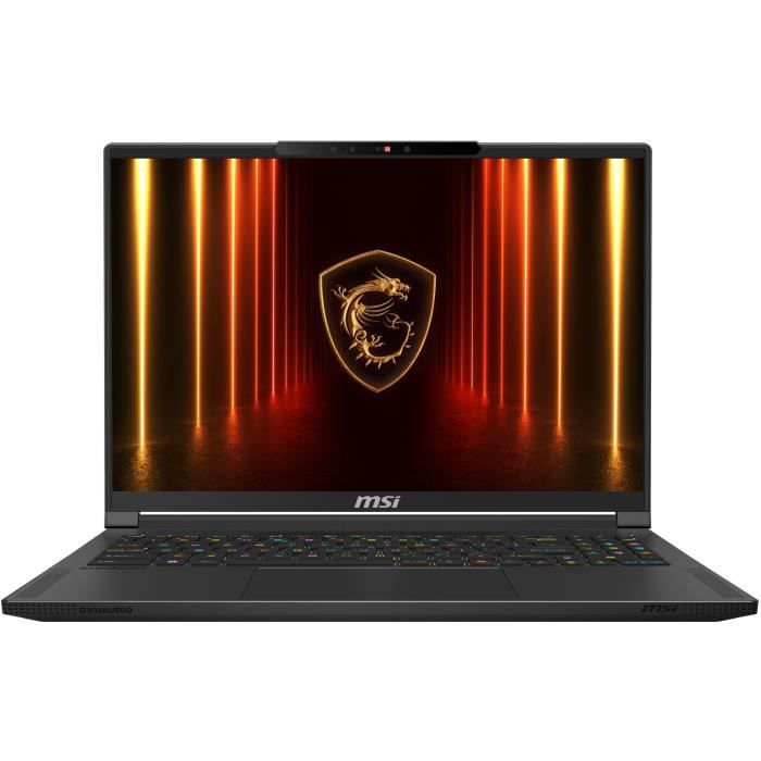 PC portable gamer MSI Stealth A16 AI+ - 16 QHD+ 240Hz - Ryzen 9 HX 370 - RAM 32 Go - SSD 2 To - RTX 5080 - Windows 11