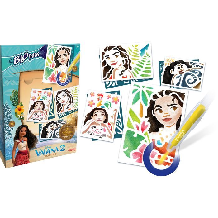 Image secondaire de Blopens Vaiana - Kit de Dessin Aérographe pour Enfants