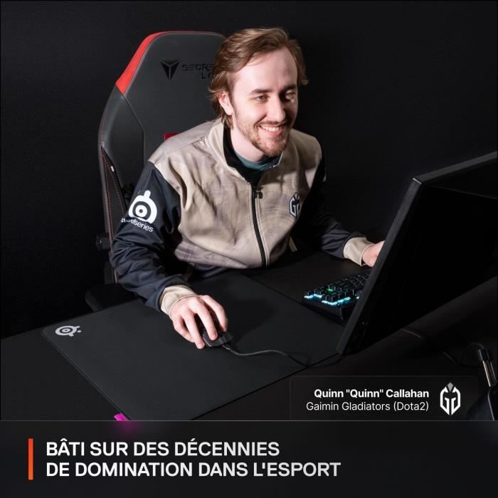 Image secondaire de Tapis de souris gaming - STEELSERIES - QcK Performance XL - Rapide - 900 x 400 mm