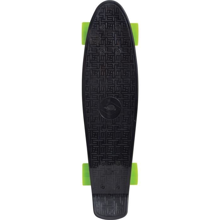 SCHILDKROT - Skateboard Retro Native Black - 56 x 14 - Noir