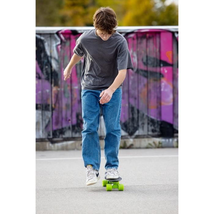 SCHILDKROT - Skateboard Retro Native Black - 56 x 14 - Noir
