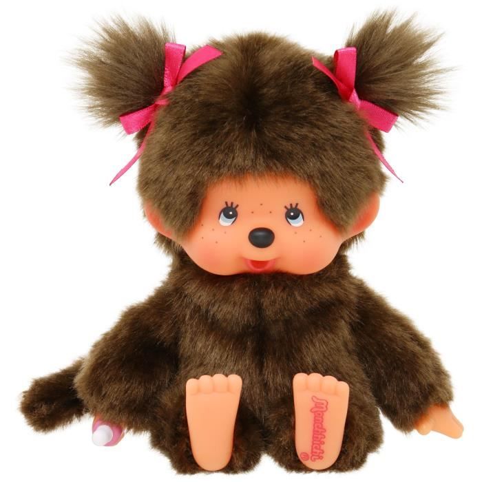 Monkey Plush - BANDAI - The Original Girl Plush - Monchhichi - 20 cm