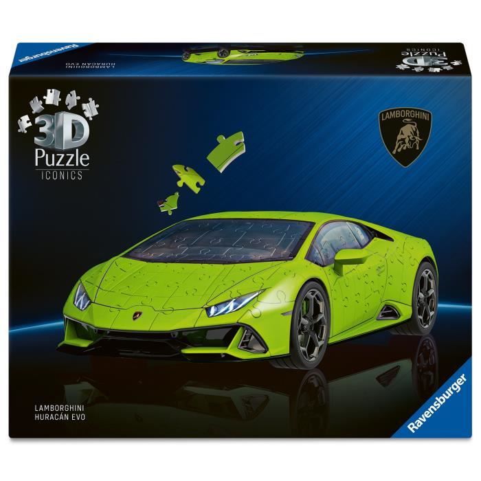 Puzzle 3D Lamborghini Huracán EVO - Édition Verte