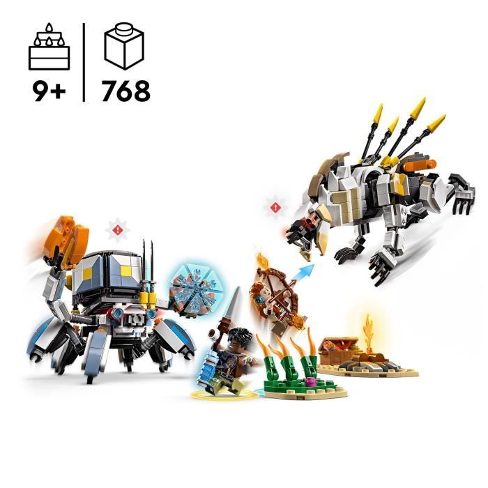 Image secondaire de LEGO Horizon Adventures 77037 Aloy et Varl contre Testudien et Dents de scie - Jeu 9 ans