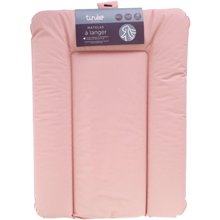 Image secondaire de Matelas à Langer TINEO Essentiel en PVC Rose Poudre