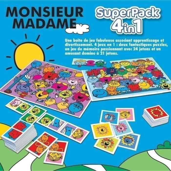 EDUCA SUPERPACK MONSIEUR MADAME - Set de 2 jeux éducatifs