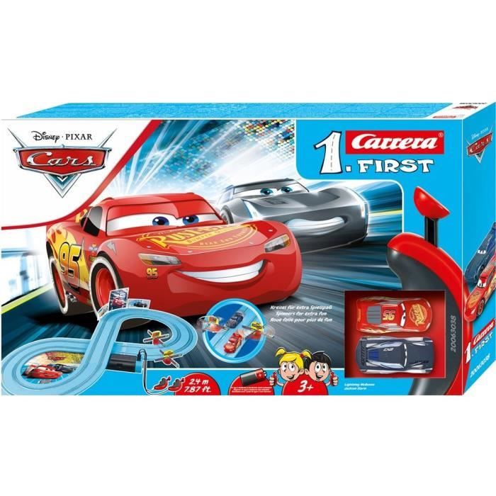 Carrera primo circuito Disney Cars 3 2,4 metri
