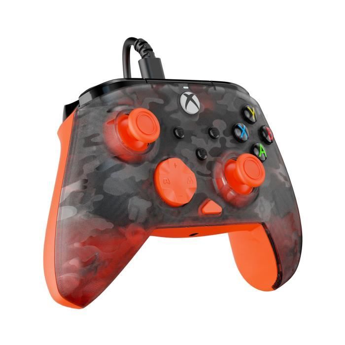 Image secondaire de Manette de jeu - Xbox Series X|S, Xbox One et PC - Rematch Core - RGB - Filaire - Camouflage Noir / Orange - TURTLE BEACH