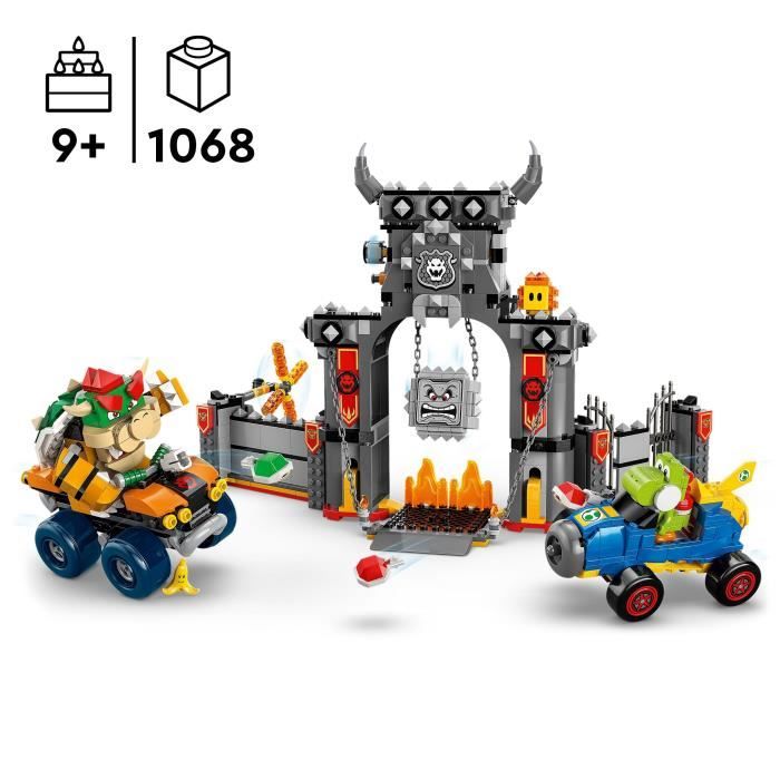 Image secondaire de LEGO Super Mario 72039 Mario Kart Château de Bowser - Jeu de Construction des 9 ans