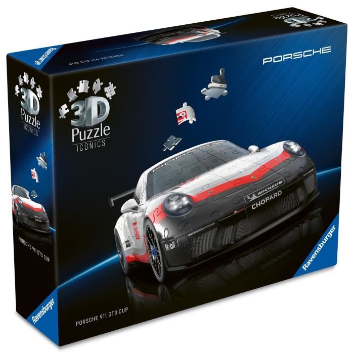 Image secondaire de Puzzle 3D Iconics - Porsche 911 GT3 Cup