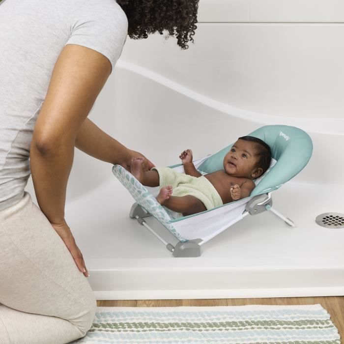 Image secondaire de Transat de Bain Pliable INGENUITY pour Bébé - Vert Confortable