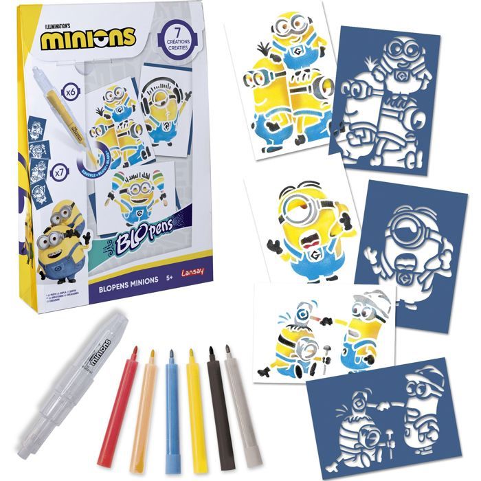 Image secondaire de Blopens Minions - Kit de Dessin Aérographe Créatif
